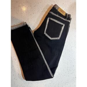 MNML mens urban jeans NWT black with distressed knees size 30 inch waist